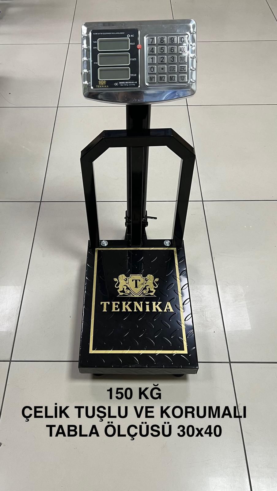 Teknika Şarjlı Elektronik Baskül 150 kg Kapasiteyle 30x40 Ebatlarda Kullanışlı ve Hafif