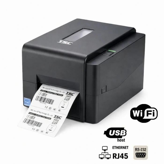 Tsc TE 210 Masaüstü 203dpi Barkod Yazıcı Usb-Ethernet-Wifi