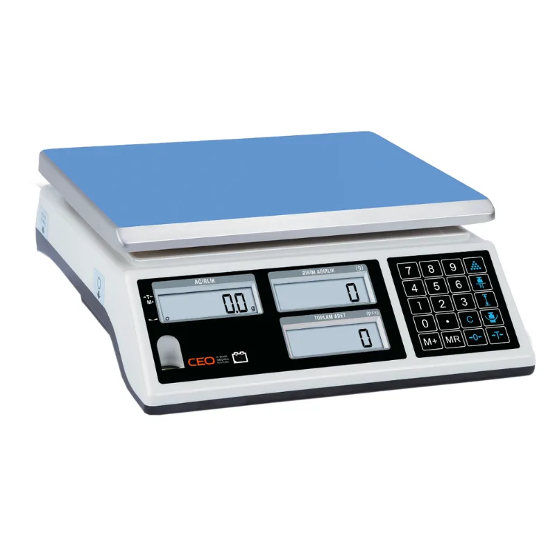CEO CA-C Eko Sayıcı Terazi – 3'lü LCD Ekran, 6/15/30 kg